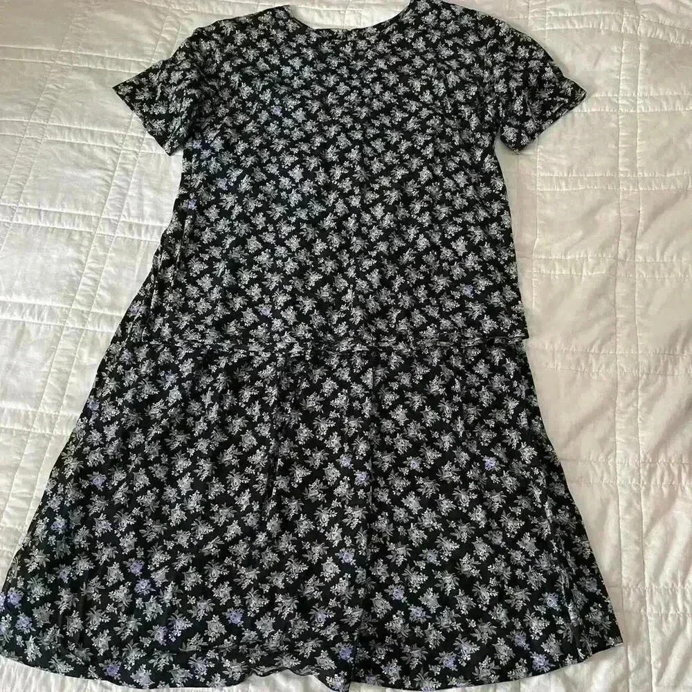 Norton mcnaughton Vintage 90s floral shirt skirt set sz 14 dark cottagecore